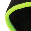 Hats | Klein Tools 60391 Knit Beanie - One Size, Black/High Visibility Yellow image number 3