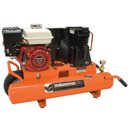 Portable Air Compressors | Industrial Air CTA5590856.01 5.5 HP 8 Gallon Oil-Lube Horizontal Wheelbarrow Air Compressor image number 0