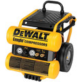 Portable Air Compressors | Factory Reconditioned Dewalt D55154R 1.1 HP 4 Gallon Oil-Lube Wheeled Dolly Twin Stack Air Compressor with Control Panel image number 0