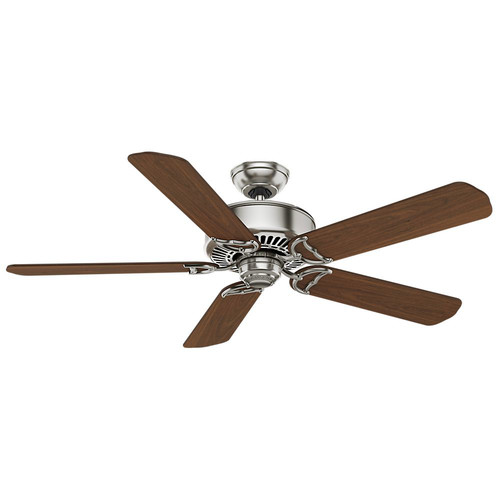 Ceiling Fans | Casablanca 59511 54 in. Traditional Panama DC Brushed Nickel Walnut Indoor Ceiling Fan image number 0