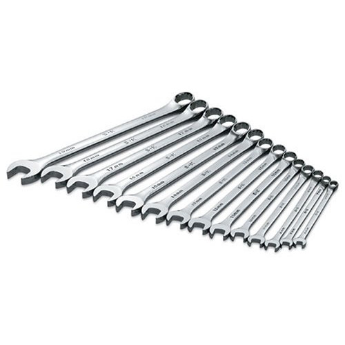 Combination Wrenches | SK Hand Tool 86026 14-Piece 12 Point Metric Long Pattern Combination Wrench Set image number 0