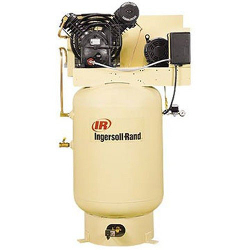 Stationary Air Compressors | Ingersoll Rand 2545K10-V200 10 HP 120 Gallon Oil-Lube Vertical Stationary Air Compressor image number 0