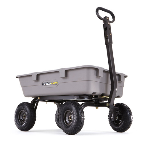Tool Carts | Gorilla Carts GOR5-COM 800 lb. Capacity Heavy-Duty Poly Garden Dump Cart image number 0
