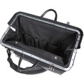 Cases and Bags | Klein Tools 510218SPBLK 18 in. Deluxe Canvas Tool Bag - Black image number 1