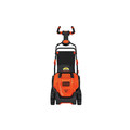 Push Mowers | Black & Decker BEMW472ES 120V 10 Amp Brushed 15 in. Corded Lawn Mower with Pivot Control Handle image number 1