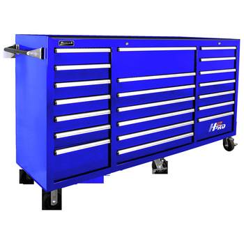  | Homak 72 in. H2Pro Series 21 Drawer Rolling Cabinet (Blue)