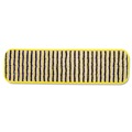 Mops | Rubbermaid Commercial FGQ81000YL00 18 in. Vertical Polyprolene Stripes Microfiber Scrubber Pad - Yellow (6/Carton) image number 1