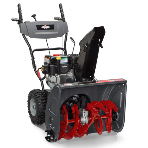 Snow Blowers | Briggs & Stratton 1024LD 208cc 24 in. Dual-Stage Light-Duty Gas Snow Thrower with Electric Start image number 0