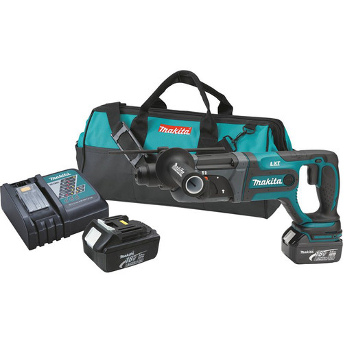 Rotary Hammers | Makita XRH04 18V LXT 3.0 Ah Lithium-Ion 7/8 in. Rotary Hammer with Clutch Limiter image number 0