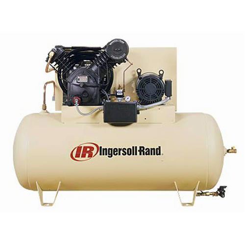 Stationary Air Compressors | Ingersoll Rand 7100E15-P230 15 HP 120 Gallon 230/3/60 2-Stage Oil-Lube Stationary Air Compressor image number 0