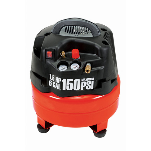 Portable Air Compressors | Factory Reconditioned Rockworth RW1506F-CP 6 Gallon 1.5 HP Pancake Air Compressor image number 0