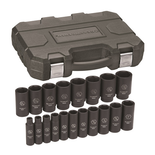 Sockets | GearWrench 84934N 19-Piece SAE 1/2 in. Drive Deep Impact Socket Set image number 0