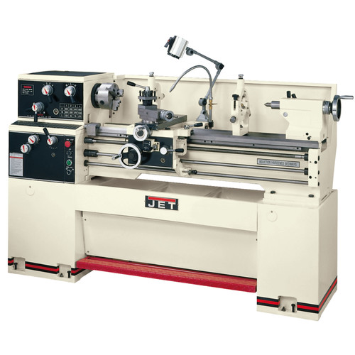 Metal Lathes | JET GH-1440W-1 Lathe with ACU-RITE VUE Digital Readout, Taper Attachment & Collet Closer image number 0