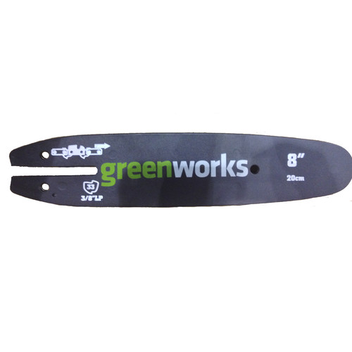 Chainsaw Accessories | Greenworks 29062 8 in. Replacement Pole Saw Bar image number 0