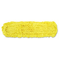 Mops | Rubbermaid FGJ15200YL00 18 in. Trapper Commercial Looped-End Launderable Dust Mop (Yellow) image number 1