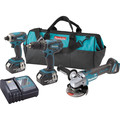 Combo Kits | Makita XT324 18V LXT Lithium-Ion 2-Piece Kit with Free Brushless Grinder image number 0