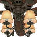 Ceiling Fans | Hunter 53094 54 in. Cortland New Bronze Ceiling Fan with Light image number 8