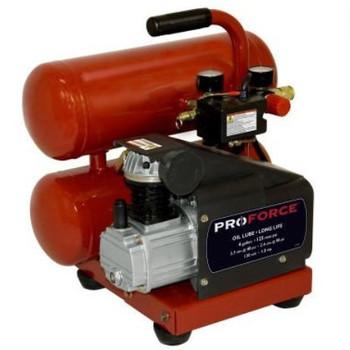  | ProForce VSF1080421 1 HP 4 Gallon Oil-Free Twin Stack Air Compressor