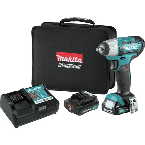 Impact Wrenches | Makita WT02R1 12V MAX CXT Lithium-Ion Cordless 3/8 in. Impact Wrench Kit (2.0Ah) image number 0