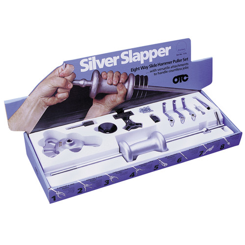 Bearing Pullers | OTC Tools & Equipment 1179 Silver Slapper 8-Way Slide Hammer Puller Set image number 0
