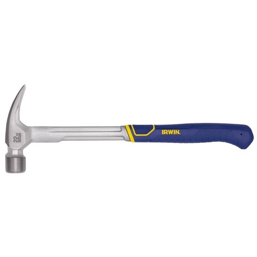 Claw Hammers | Irwin IWHT51222 22 ounce Steel Claw Hammer image number 0