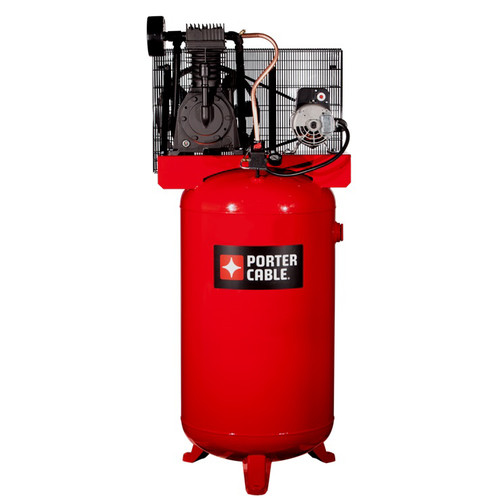 Stationary Air Compressors | Porter-Cable PXCMV5048055 5 HP 80 Gallon TOPS Two Stage Oil-Lube Industrial Stationary Air Compressor image number 0