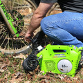 Portable Air Compressors | Greenworks G-24 24V Cordless Lithium-Ion 1/2 Gallon Air Compressor image number 4