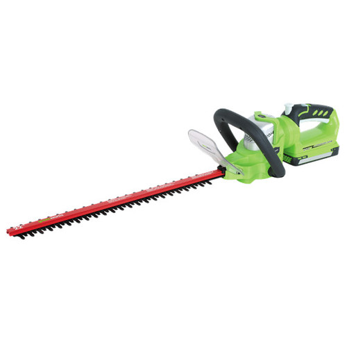 Hedge Trimmers | Greenworks 22192 24V Cordless Lithium-Ion 22 in. Enhanced Dual Action Hedge Trimmer image number 0
