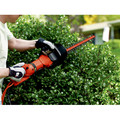 Hedge Trimmers | Black & Decker HH2455 120V 3.3 Amp Brushed 24 in. Corded Hedge Trimmer with Rotating Handle image number 15