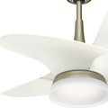 Ceiling Fans | Casablanca 59137 Orchid Pewter Revival 30 in. White Indoor Ceiling Fan with Light and Wall Control image number 5