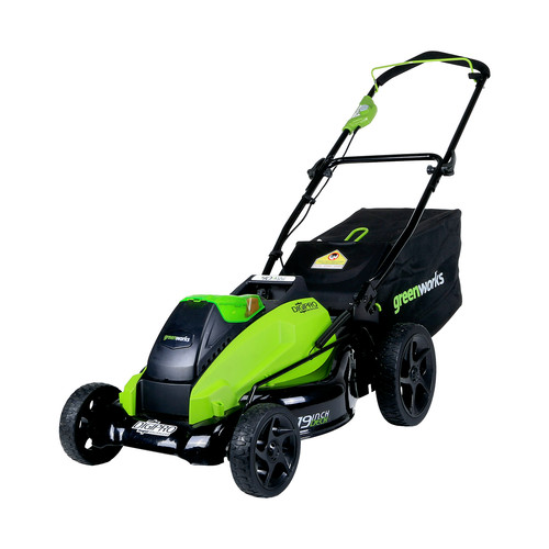 Push Mowers | Greenworks 2501302 40V G-MAX Cordless Lithium-Ion 19 in. 3-in-1 Lawn Mower (Tool Only) image number 0