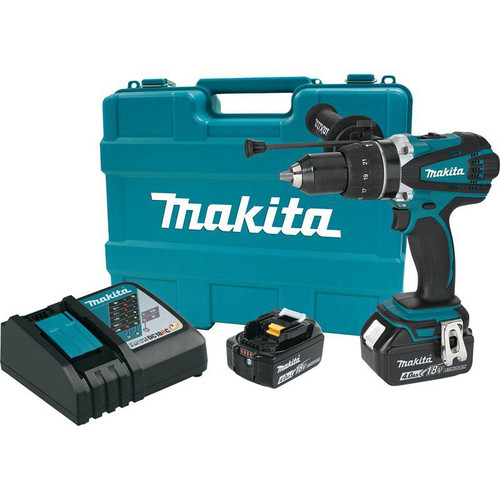 Hammer Drills | Makita XPH03MB 18V LXT 4.0 Ah Cordless Lithium-Ion 1/2 in. Hammer Driver Drill Kit image number 0