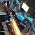 Angle Grinders | Makita 9557PB 4-1/2 in. Paddle Switch AC/DC Angle Grinder image number 3