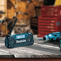 Speakers & Radios | Makita RM02 12V max CXT Cordless Lithium-Ion Compact Job Site Radio (Tool Only) image number 10