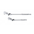 Ratchets | GearWrench 81274 2-Piece 1/4 in. & 3/8 in. Drive Full Polish Locking Flex Handle Ratchet Set image number 1