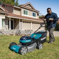 Push Mowers | Makita GML01PL 40V max XGT Brushless Lithium-Ion 21 in. Cordless Self-Propelled Commercial Lawn Mower Kit with 2 Batteries (8 Ah) image number 13