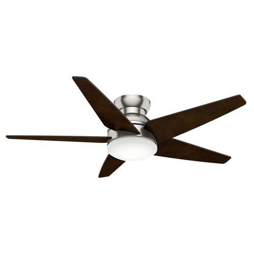 Ceiling Fans | Casablanca 59022 52 in. Contemporary Isotope Brushed Nickel Espresso Indoor Ceiling Fan image number 0