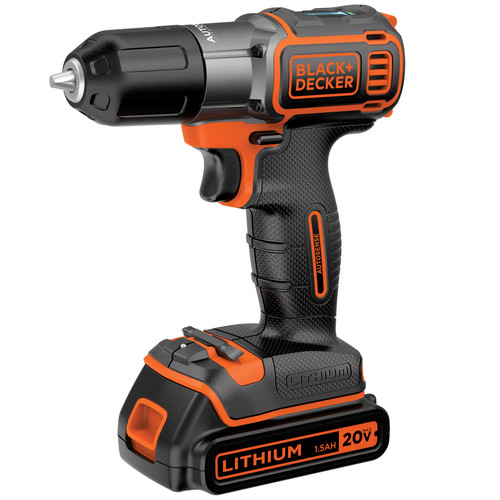 Drill Drivers | Factory Reconditioned Black & Decker BDCDE120C 20V MAX Cordless Lithium-Ion 3/8 in. Drill Driver with Autosense Technology image number 0