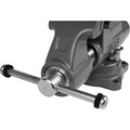 Vises | Wilton 28832 Machinist 5 in. Jaw Round Channel Vise with Swivel Base image number 5