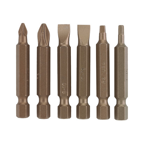 Bits and Bit Sets | Bosch CCSQ2205 2 in. Extra-Hard R2 Square Power Bit (5-Pack) image number 0