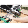 Miter Saws | Hitachi C8FSHE 8-1/2 in. Sliding Compound Miter Saw with Laser and Light (Open Box) image number 5