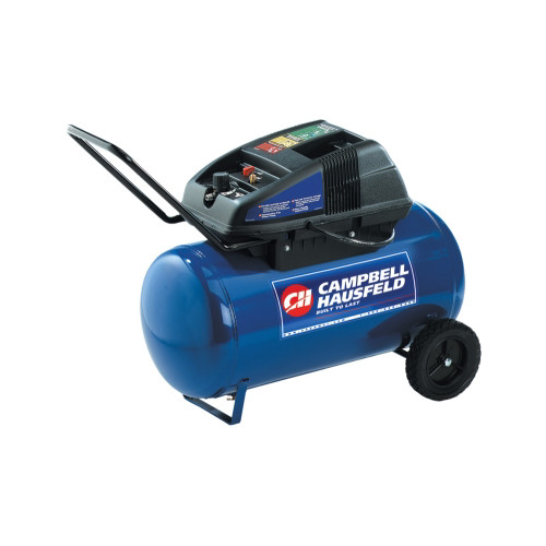 Portable Air Compressors | Campbell Hausfeld WL6502 1.7 HP 20 Gallon Oil-Free Wheeled Horizontal Air Compressor image number 0