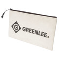 Cases and Bags | Greenlee 52024820 12 in. Canvas Zipper Bag image number 0