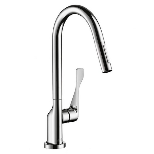 Fixtures | Hansgrohe 39835001 Axor Citterio Pullout Spray Single Hole Kitchen Faucet (Chrome) image number 0