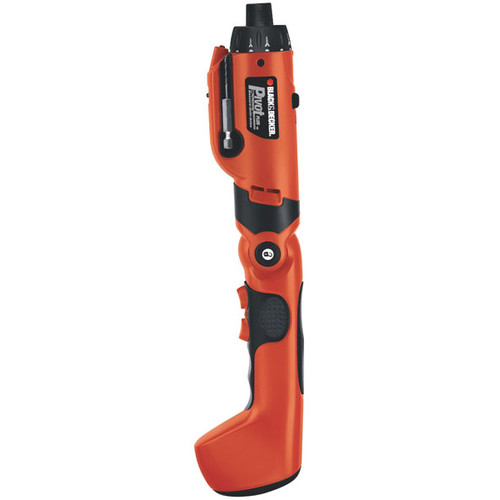 Electric Screwdrivers | Black & Decker PD600 6V PivotPlus Rechargeable Drill-Screwdriver image number 0