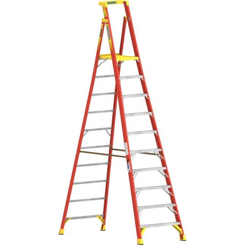 Ladders & Stools | Werner PD6210 10 ft. Type IA Fiberglass Podium Ladder image number 0