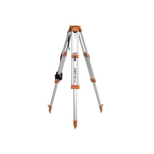 Measuring Accessories | CST/berger 60-ALQRI40-O 65 in. Quick-Clamp Aluminum Dome Head Heavy-Duty Tripod (Orange) image number 0