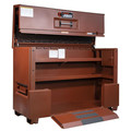 Piano Lid Boxes | JOBOX 2-684990-01 Site-Vault Heavy Duty Drop Front 74 in. Piano Box image number 5