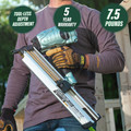Air Framing Nailers | Metabo HPT NR90AES1M 2 in. to 3-1/2 in. Plastic Collated Framing Nailer image number 2