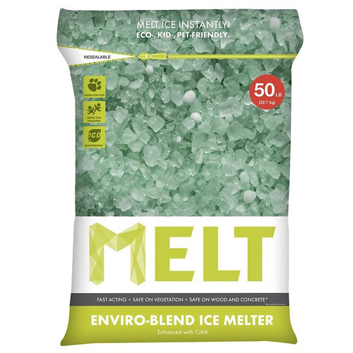 Lubricants and Cleaners | Snow Joe MELT50EB MELT Premium Enviro-Blend Ice Melter with CMA (50 lbs. Resealable Bag) image number 0
